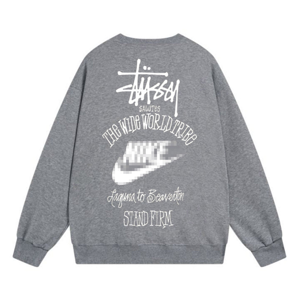Stussy The Wide World Tribe Sweatshirts Teen Long Sleeve Sweatshirts