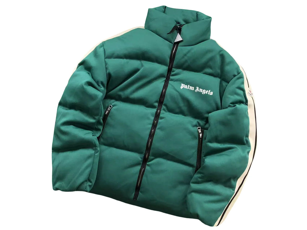 Moncler x Palm Angels Rodman Down Jacket in Teal