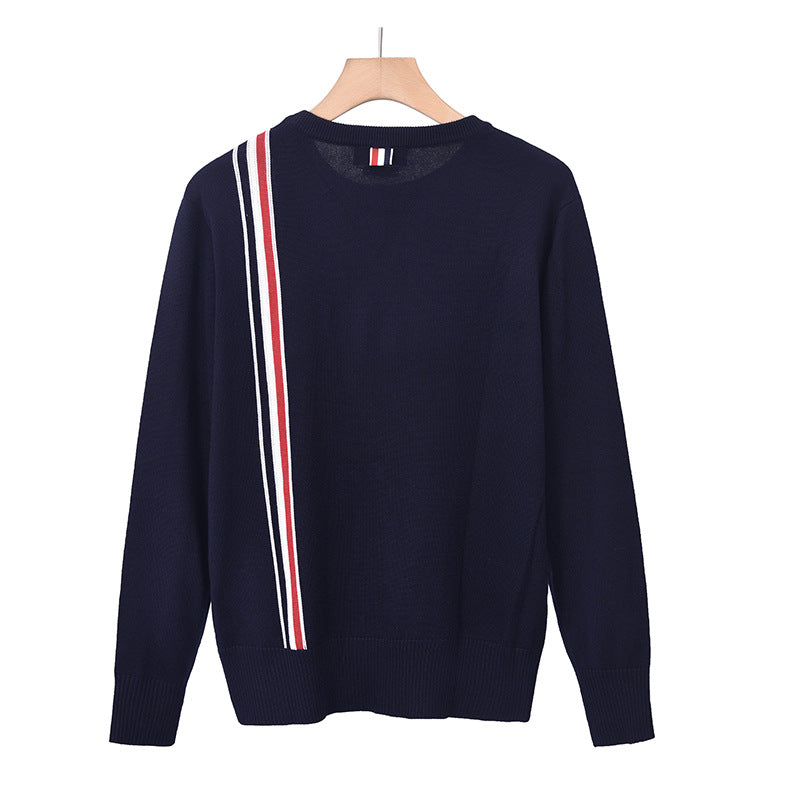 Four-Bar Wool Pullover Sweater | Thom Browne