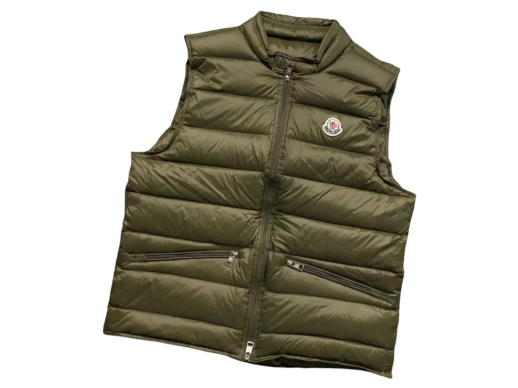 Moncler Gui Gilet in Khaki
