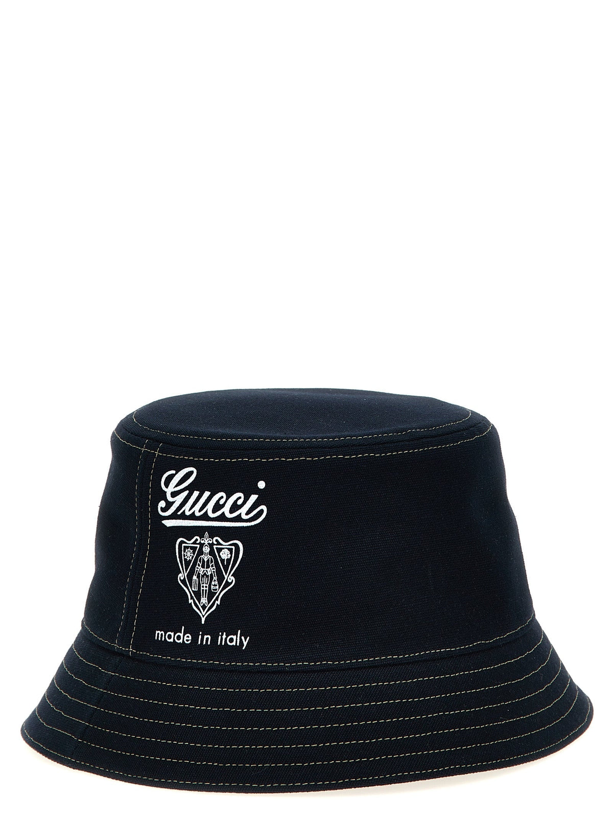 Gucci Blue Cotton Bucket Hat