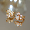Van Cleef & Arpels FRIVOLE FLOWER DIAMOND EARRINGS