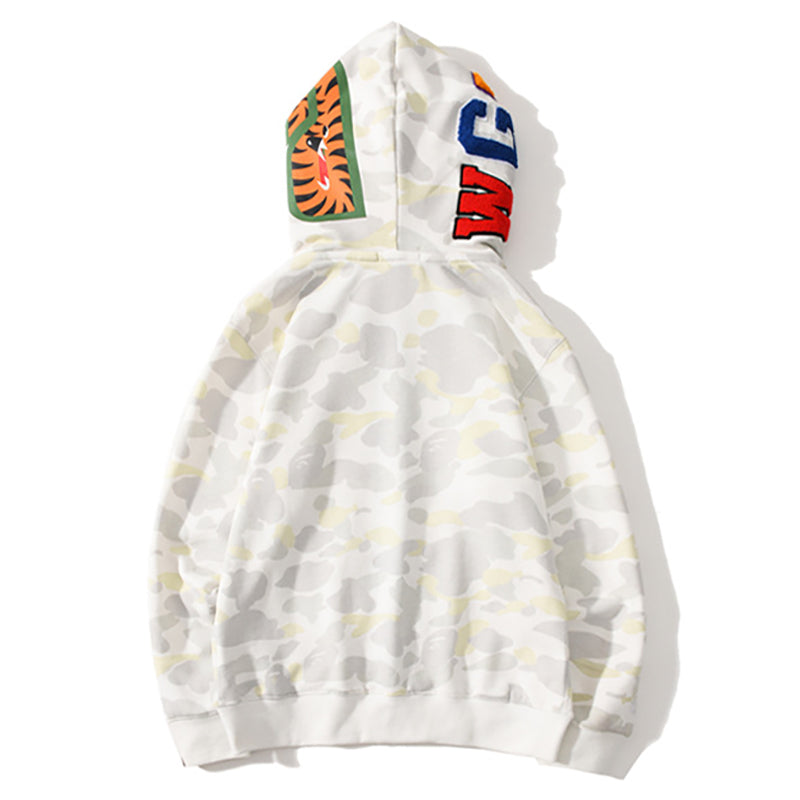 BAPE Glow Camo Wide Shark Full-Zip Hoodie