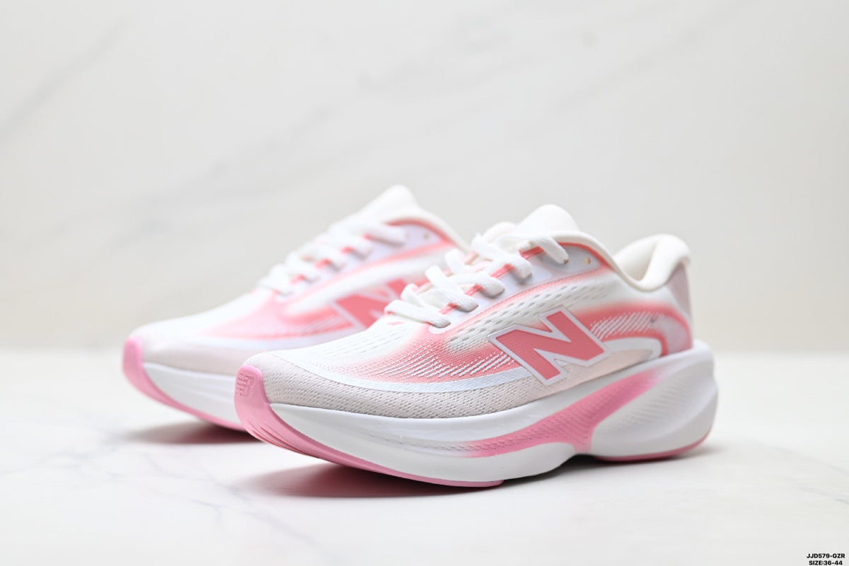 New Balance Lightweight Running Shoes - White Pink
