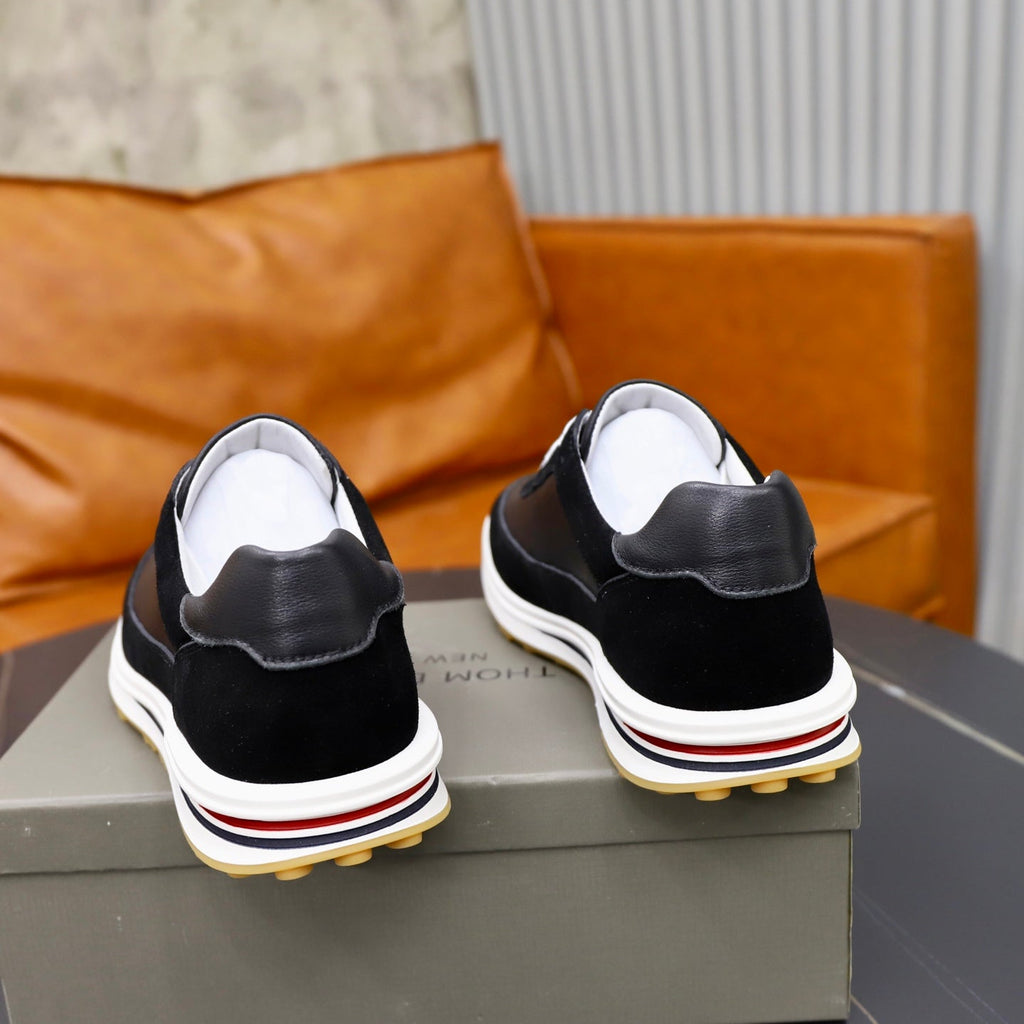 Premium Leather Sneaker — Rubber Sole Edition