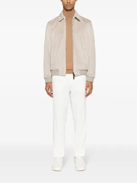 John Smedley fine-knit wool roll-neck jumper