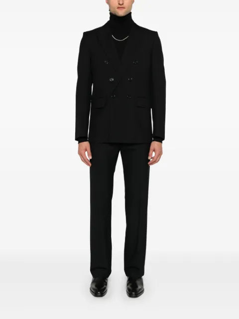 Saint Laurent double-breasted jacket in wool gabardine