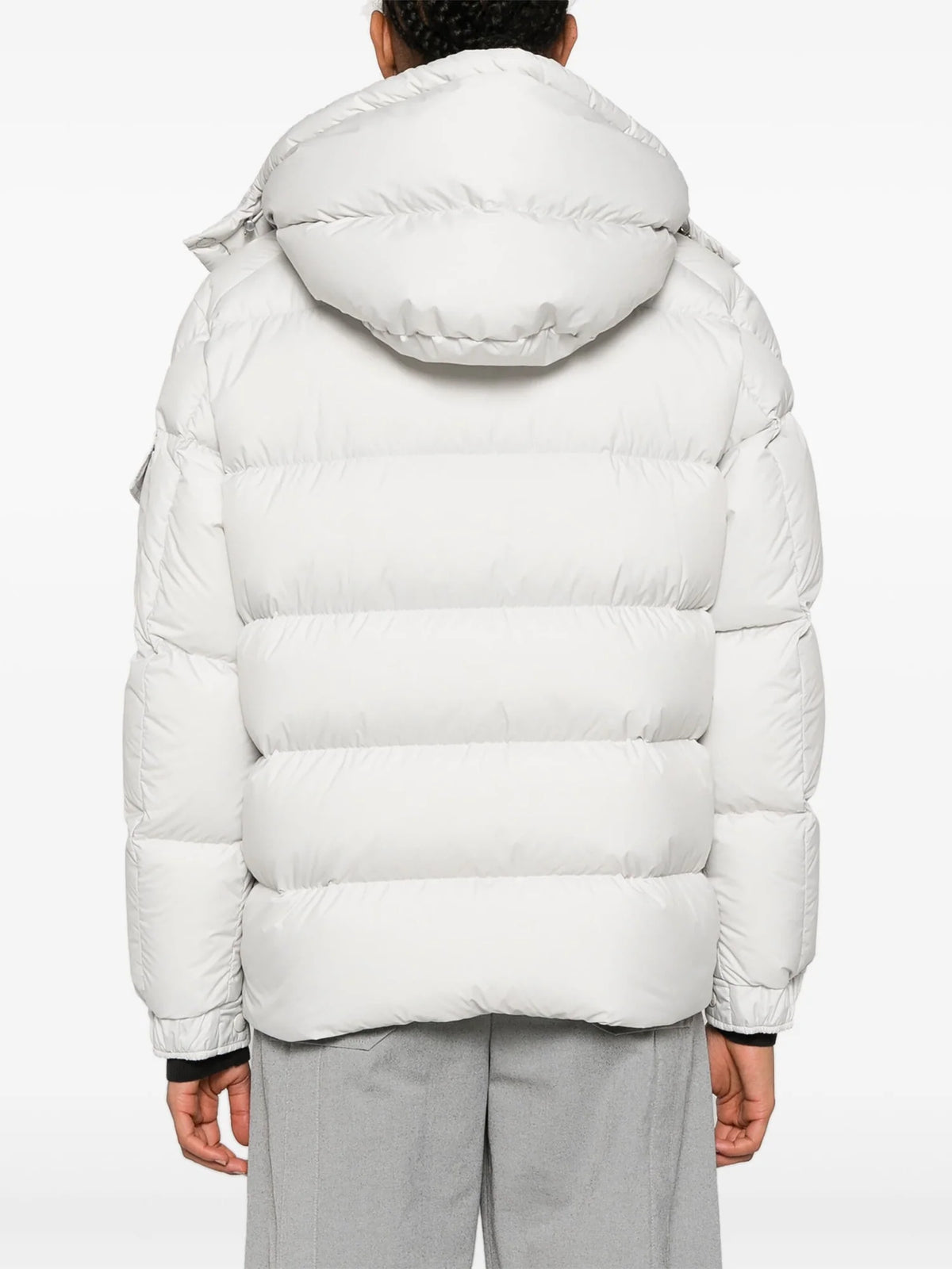 Moncler Maya 70th Anniversary Short Down Jacket in White