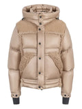 Moncler Grenoble shearling-trimmed puffer jacket