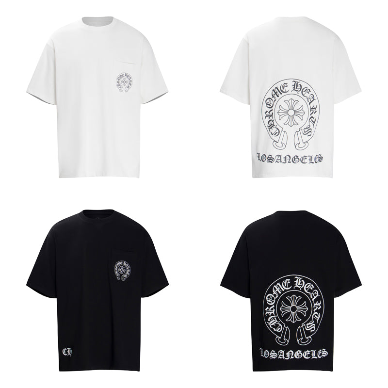Chrome Hearts Los Angeles Exclusive Horseshoe Short Sleeve Tee 6003