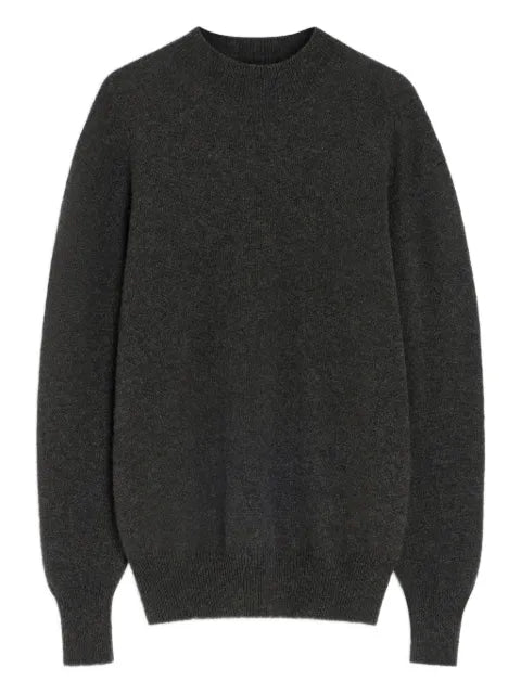 LEMAIRE mock-neck ribbeed sweater