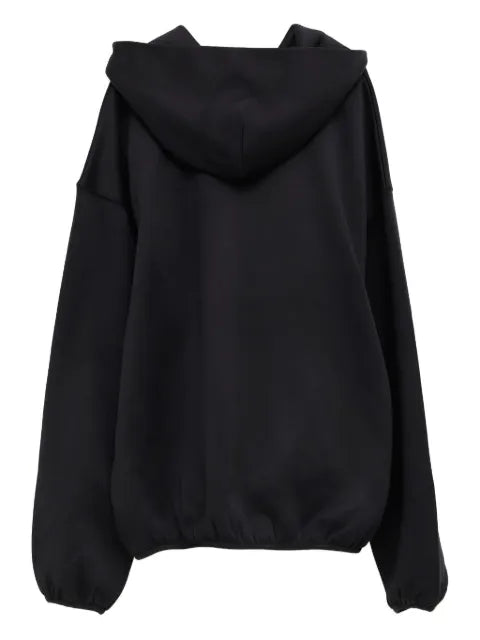 Casablanca panelled logo hoodie