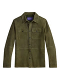 Ralph Lauren Purple Label suede button-fastening shirt jacket