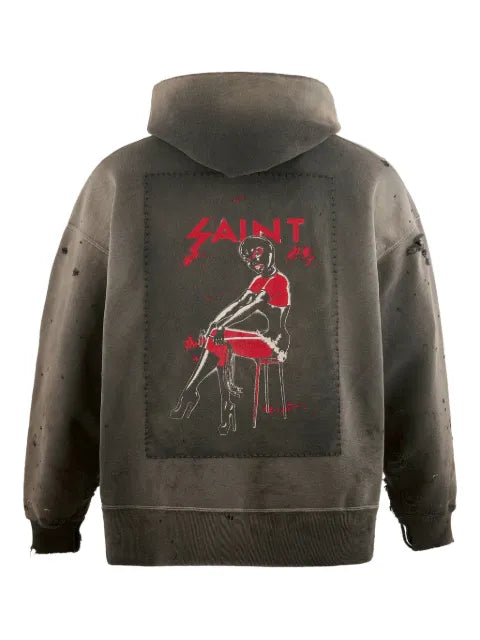SAINT MXXXXXX graphic hoodie