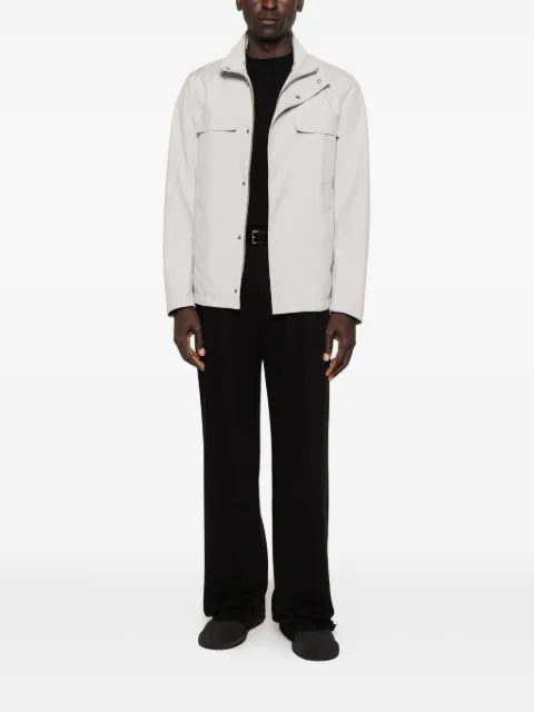 Herno high-neck chest-pocket jacket