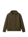 Jacquemus hooded pique zip cardigan