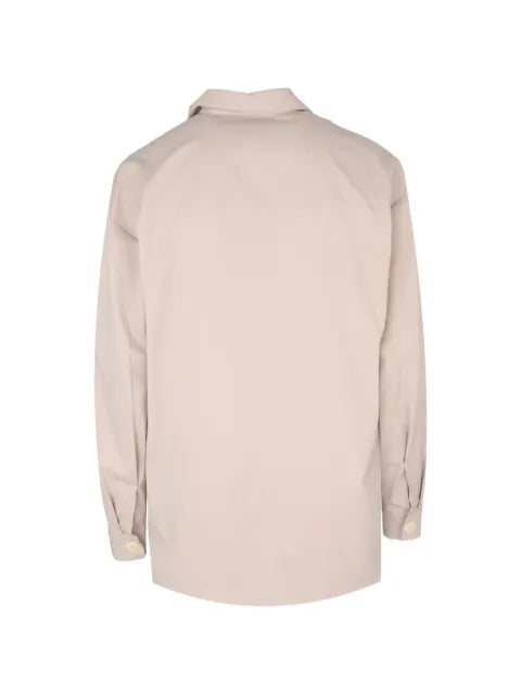 Gaëlle Paris button-up chest-pocket shirt jacket