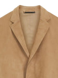 BOSS suede blazer with AMF stitching