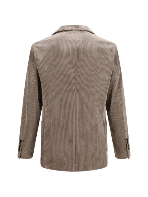 Brunello Cucinelli double-breasted corduroy jacket