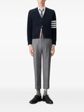 Thom Browne merino-wool 4-Bar intarsia Anchor cardigan