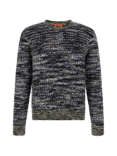 Missoni three-dimensional flamed-pattern sweater