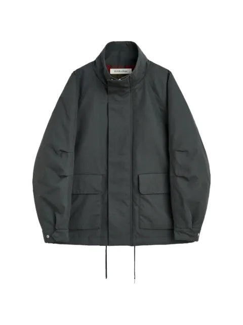 Sunflower high-neck flap-pocket jacket