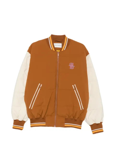 Drôle De Monsieur embroidered padded jacket
