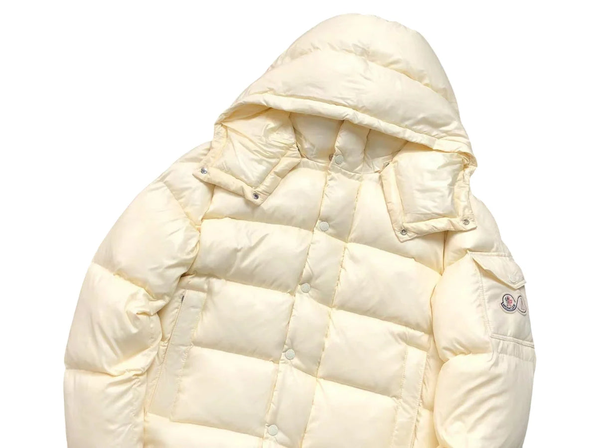 Moncler Maya 70th Anniversary Down Jacket in Cream