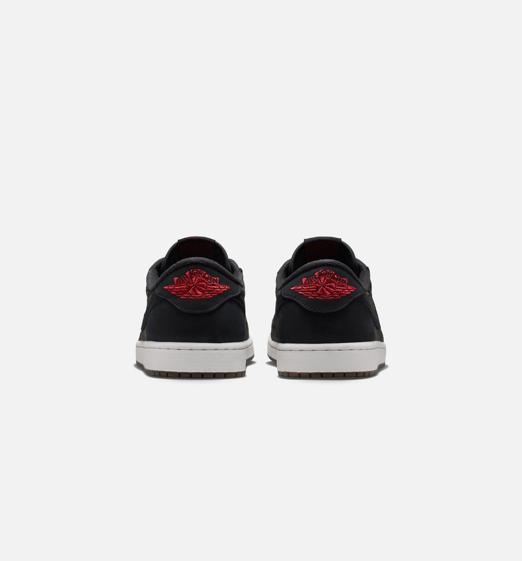 Air Jordan 1 Retro Low OG Black/Varsity Red Men's Low-Top Lifestyle Shoes