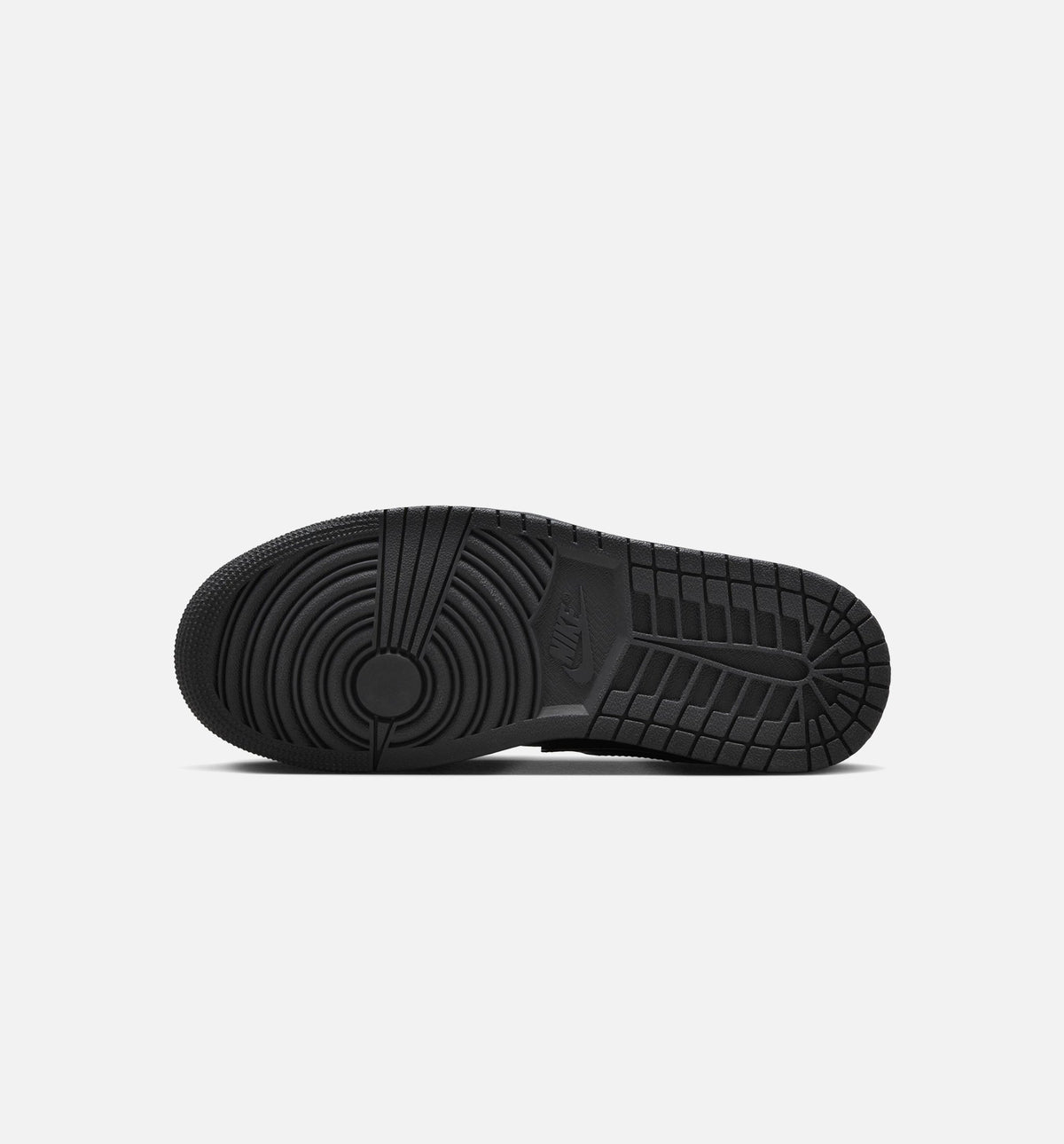 Air Jordan 1 Low 'Patent Elephant' Women's Shoes - Black / White / Metallic Silver