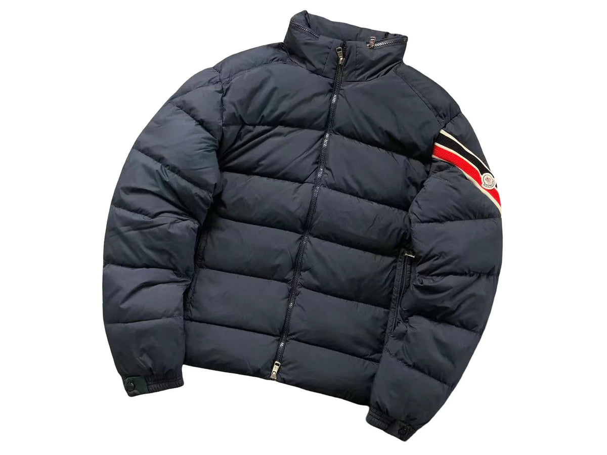 Moncler Solayan Down Jacket in Navy