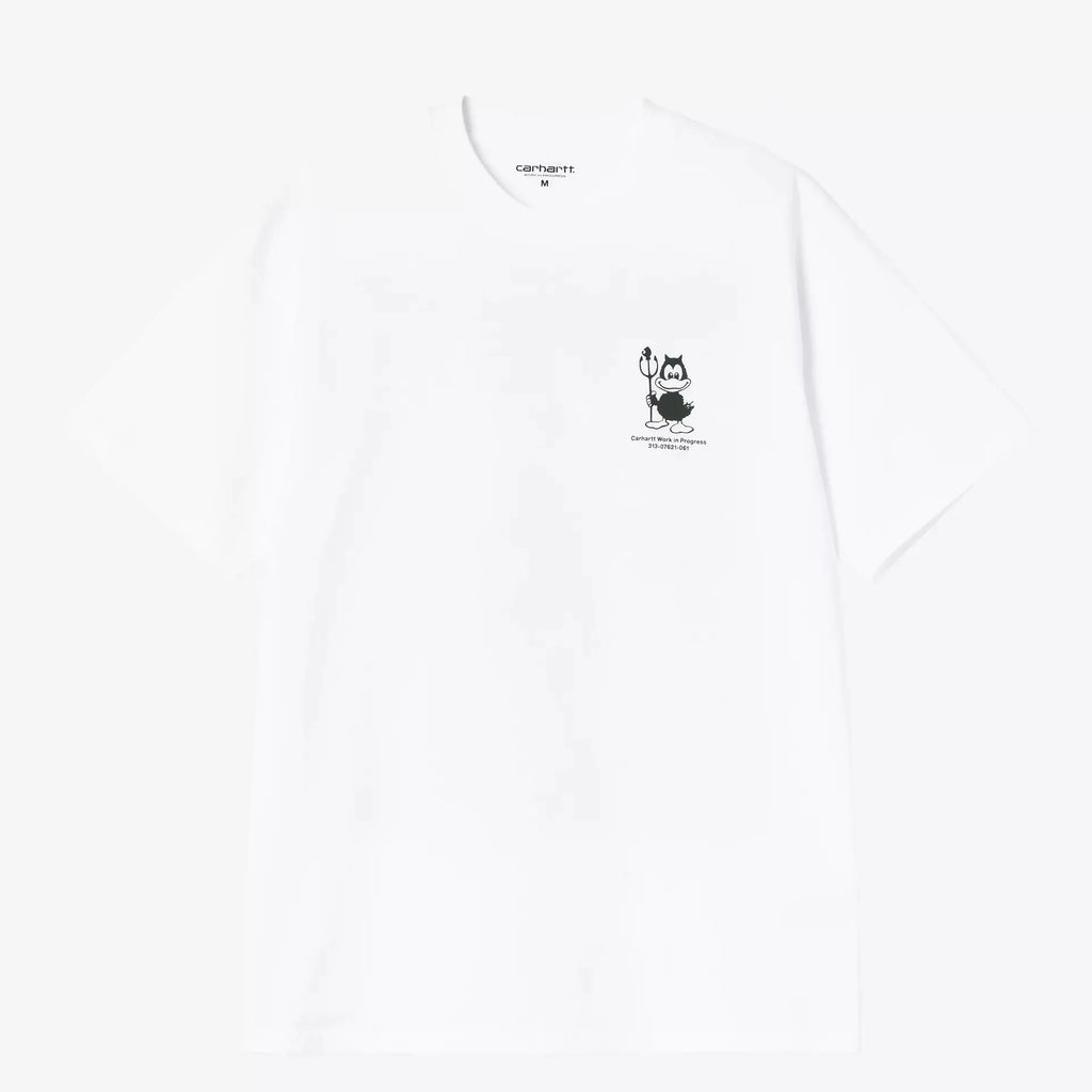Carhartt WIP S/S Bumper Car T-Shirt: White