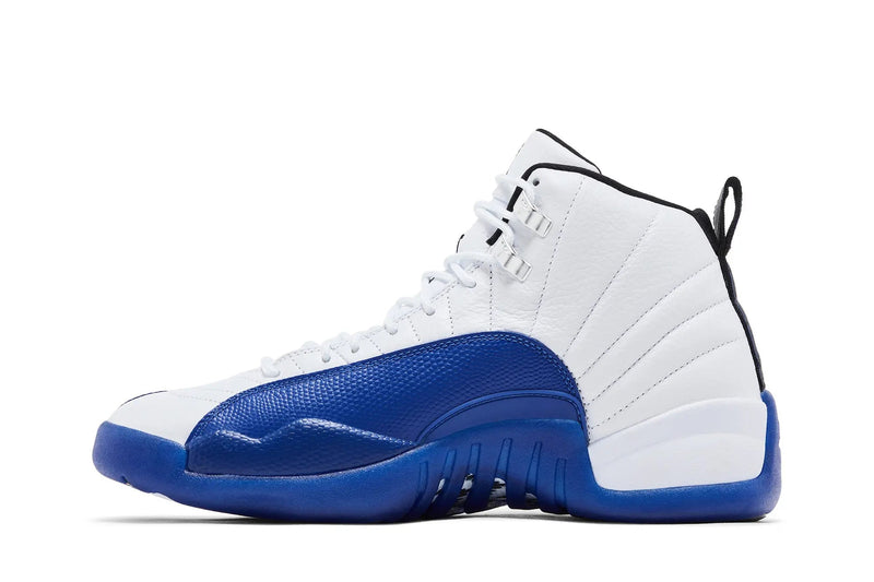 Air Jordan 12 Retro 'Blueberry' – Deep Navy & White AJ12 with Patent Leather & Rich Tonal Depth
