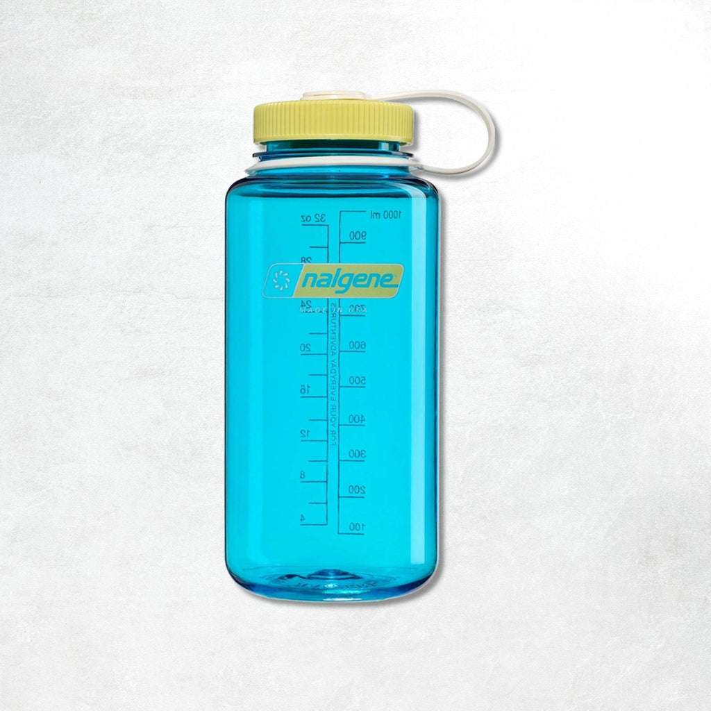 Nalgene 0.5L Narrow Mouth Tritan Sustain Water Bottle: Blue Atoll/ Endive