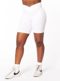 V WAIST BIKER SHORT