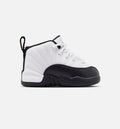Air Jordan 12 Retro Taxi Baby & Toddler Shoes - White/Black/Yellow