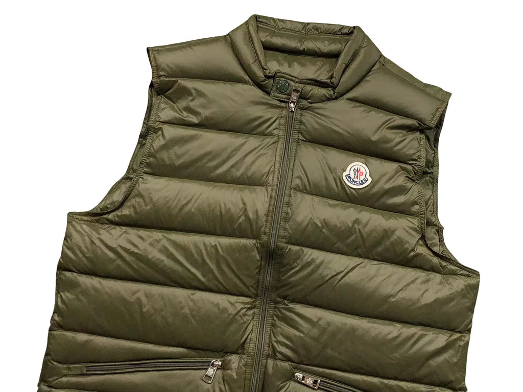 Moncler Gui Gilet in Khaki