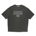 Acne Studios Sprayed 1996 Logo T-shirt Dusty Black