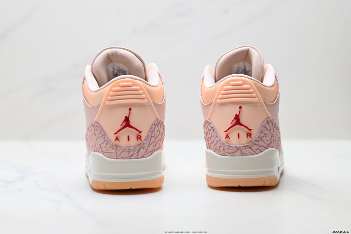 Air Jordan 3 Retro Pink White Gum Sneakers