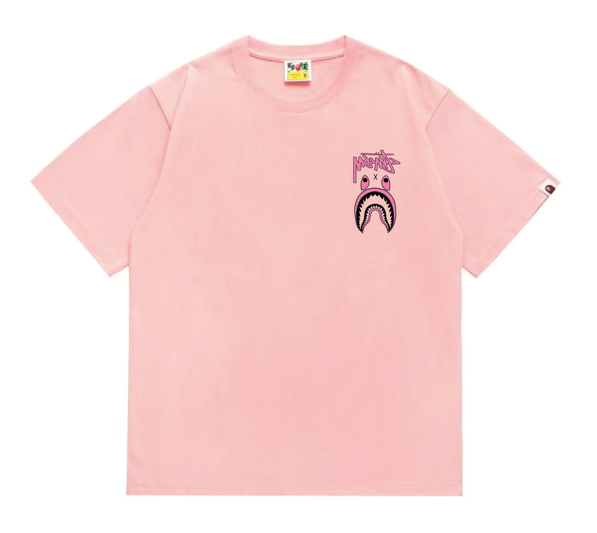 BAPE Contrast Shark Wordmark Graphic T-Shirt