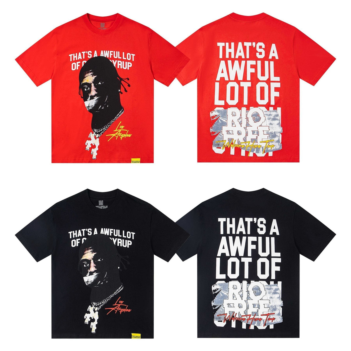 THAT'S A AWFUL LOT OF COUGH SYRUP Portrait Graphic T-Shirt