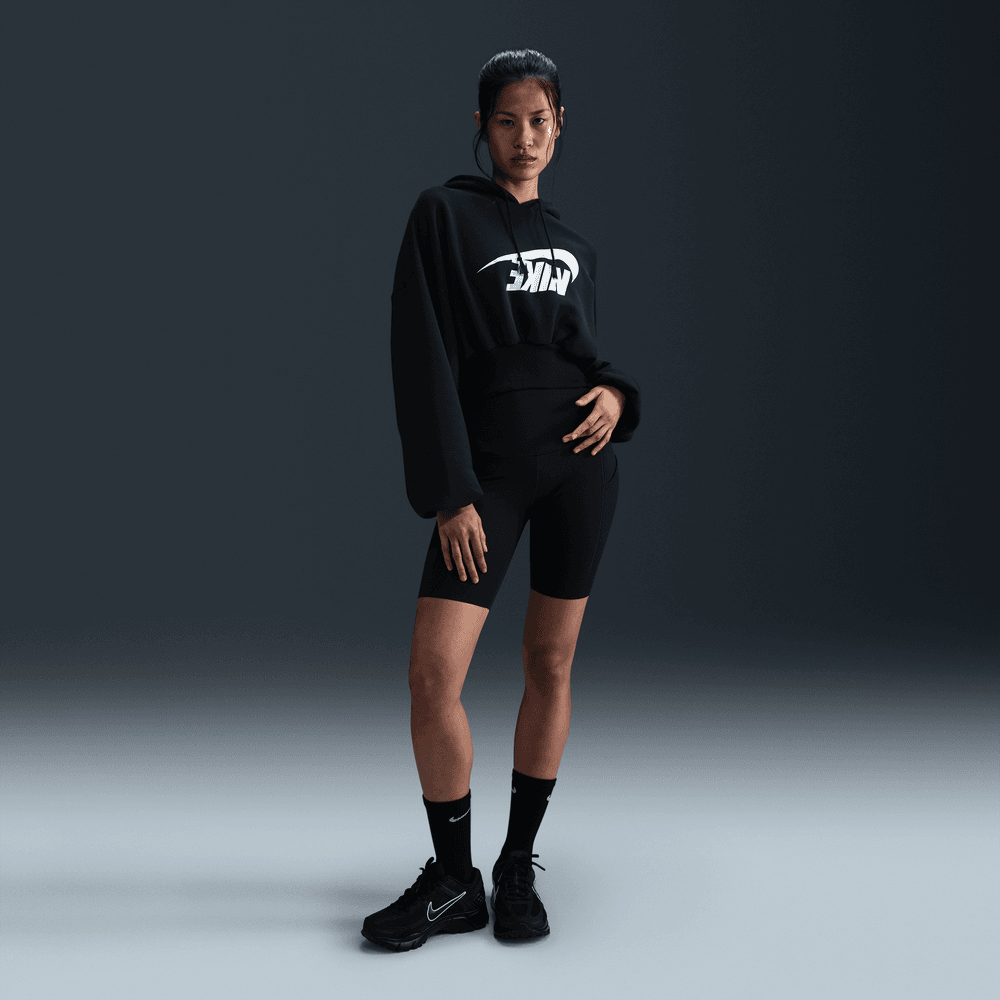Wmns Nike Sportswear Oversized Cropped French Terry Pullover Hoodie