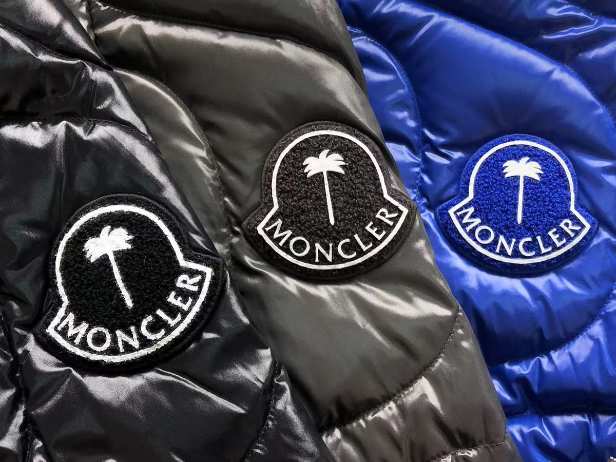 Moncler x Palm Angels Haunani Down Jacket in Blue