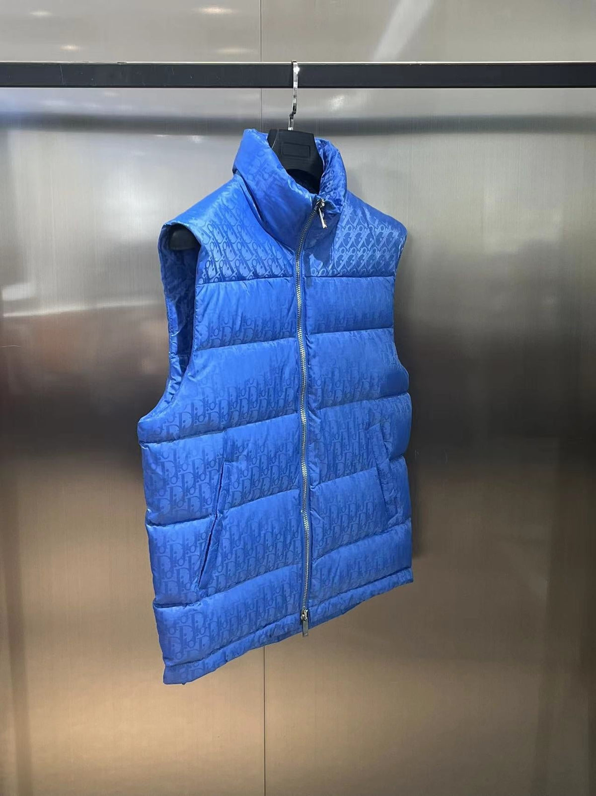 Dior Blue Oblique Monogram Down Vest