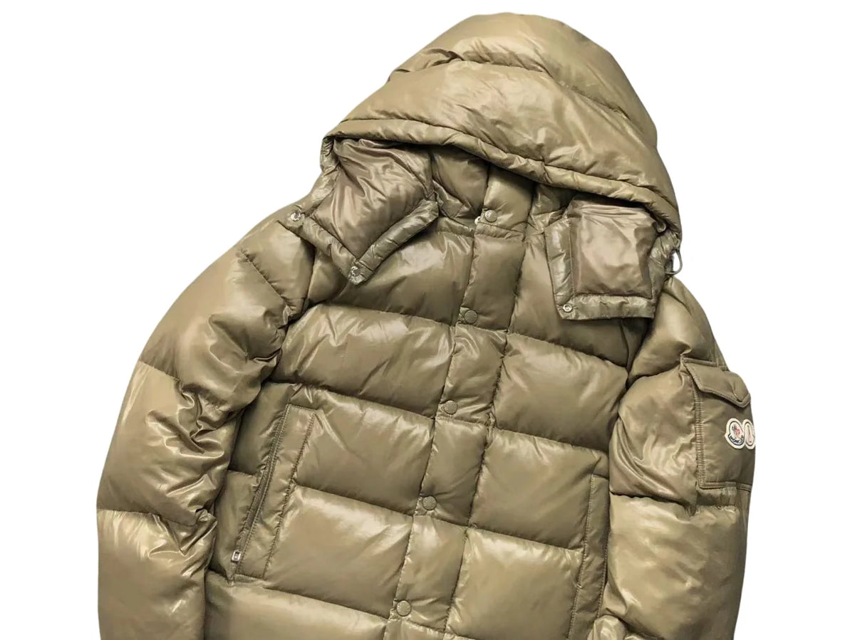 Moncler Maya 70th Anniversary Down Jacket in Khaki