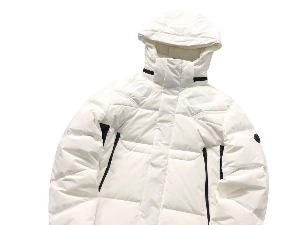 Moncler Technical Down Jacket in White