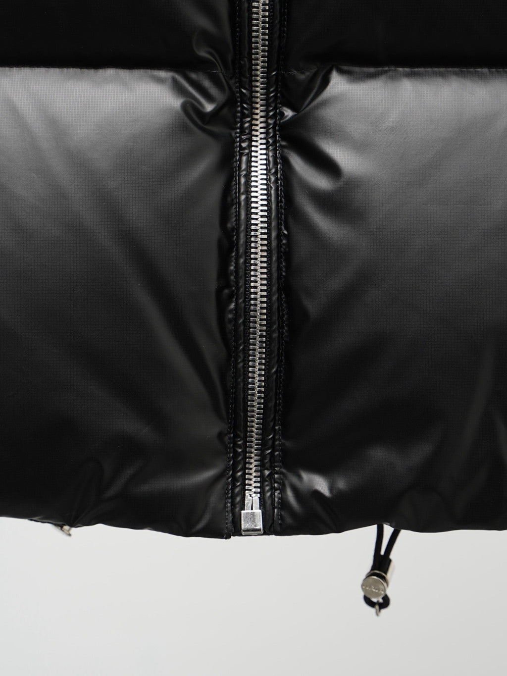 Prada Black Quilted Puffer Vest with Stand Collar
