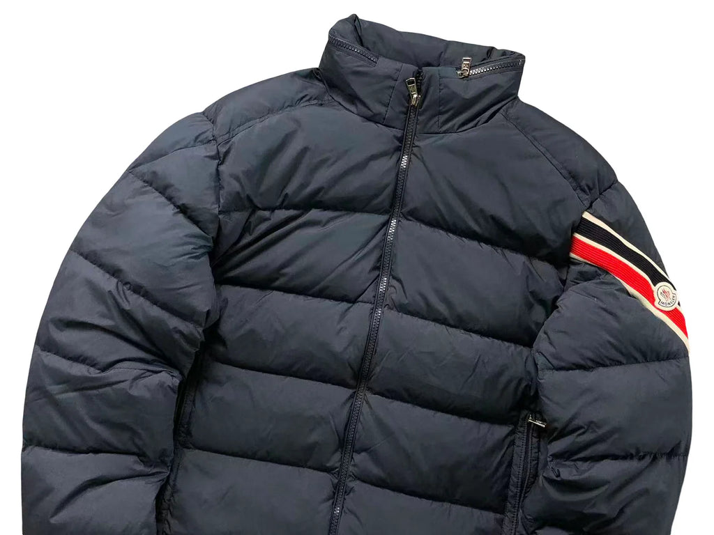 Moncler Solayan Down Jacket in Navy