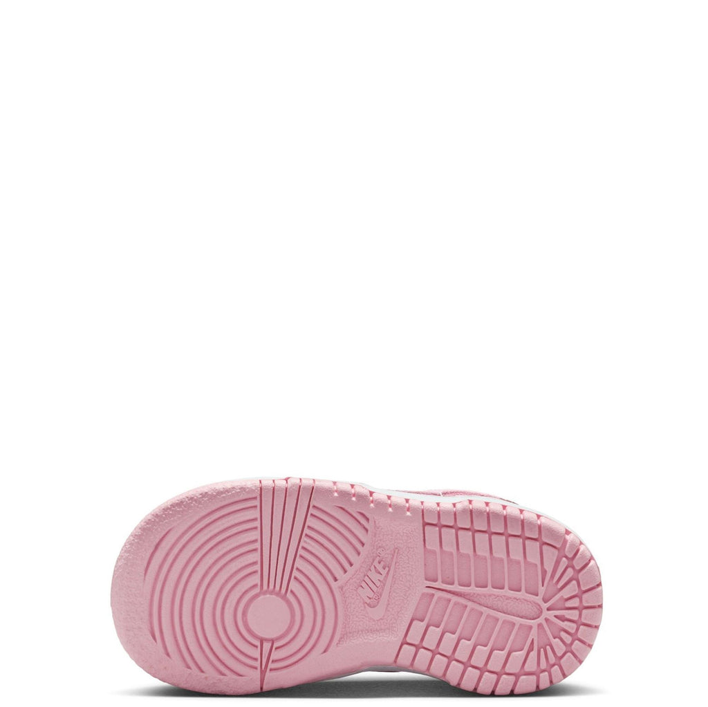 Toddler's Nike Dunk Low White/Med Soft Pink-White (FB9107 125)