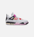 Air Jordan 4 Retro Comic Men's Shoes - Off White/Pink/Grey